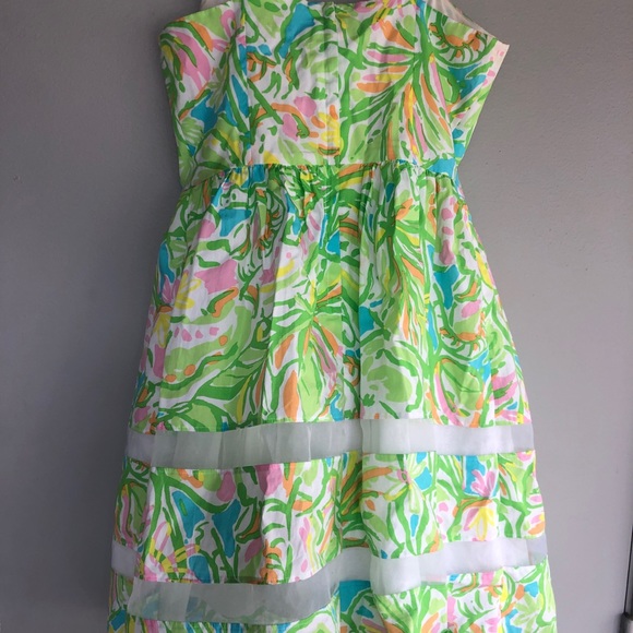 EUC Lilly Pulitzer Elephant Ears Ollie Dress 0 - Picture 4 of 4